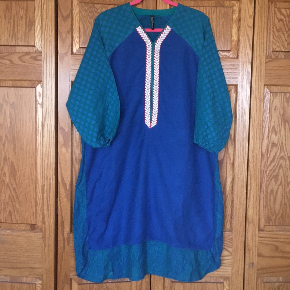 2 for $25 Pakistani Blue dress/Kurti high and low top
